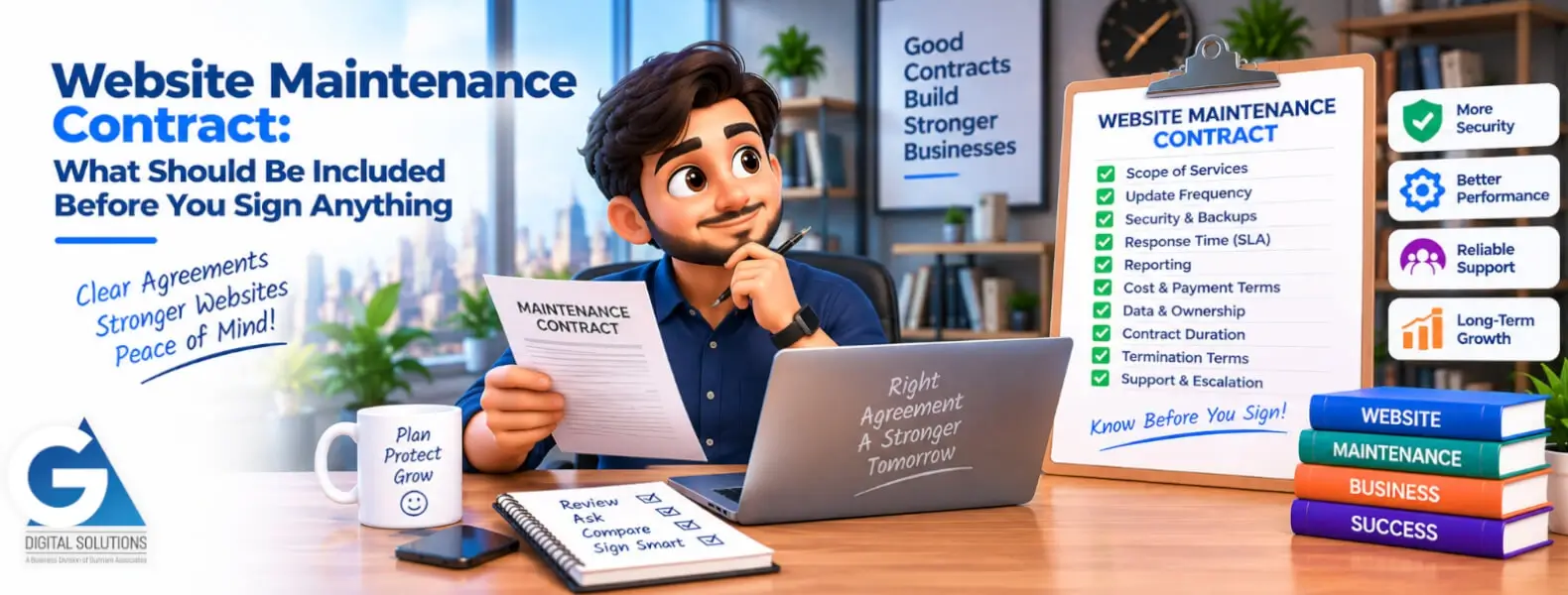 Website Maintenance Contract: What to Include